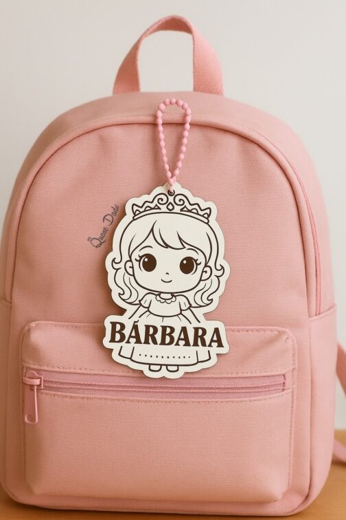 Identificador de mochila Princesa